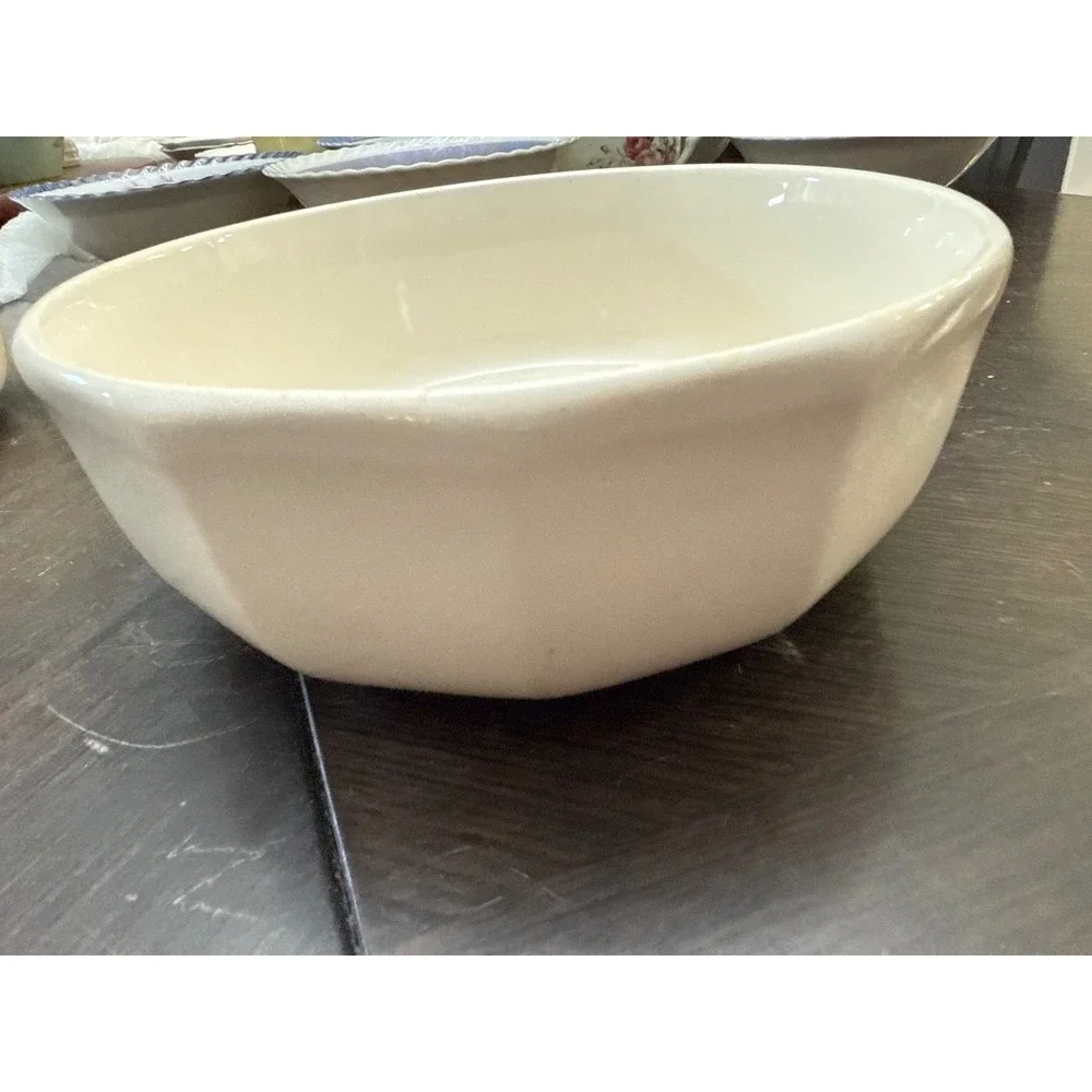 Pfaltzgraff Heritage White Stoneware 7.25 Inch Round Vegetable Serving Bowl USA
